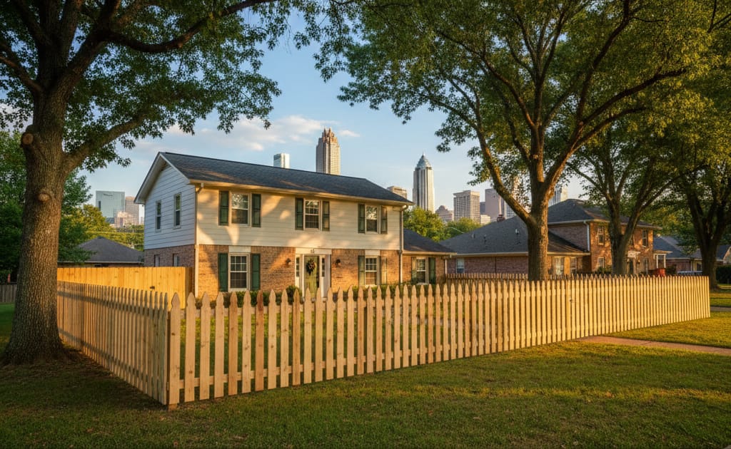Wood Fences house